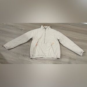 Avalanche Women’s Cream Quilted Pullover Jacket - Small